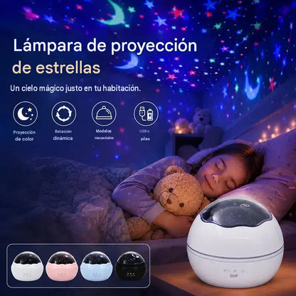 🌠✨ Proyector de cielo estrellado, luz nocturna ⎜ Lámpara LED giratoria 🎁