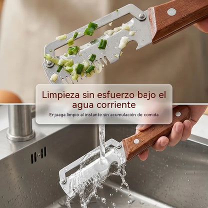 ✅【Compra 1 lleva 1 gratis】2 unidades por 25 euros🧅🔪 Pelador de cocina multifuncional 3 en 1: ¡Pela, corta y abre tapones de botellas! 🔥