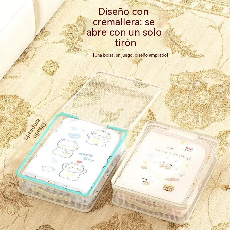 【Set de 8 piezas】👍Bolsas de almacenamiento de malla para uso doméstico: evitan el moho y el polvo.