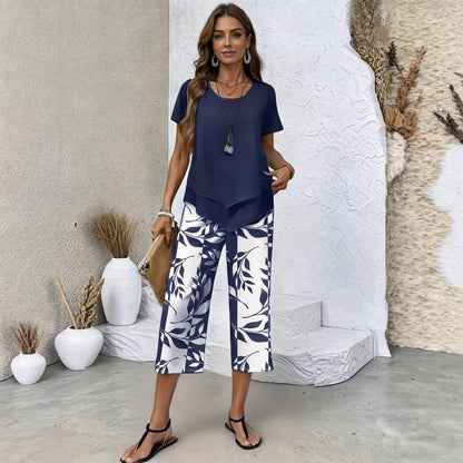 【S-5XL】VERDALISSE | Dvojdielna súprava Fresh Breeze | Ľahká a elegantná viacfarebná letná súprava