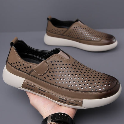 🏆【🔥Gran oferta】【39-44】Sandalias transpirables con agujeros para hombre👞