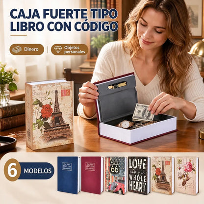 🔐📚 Caja fuerte oculta en forma de libro