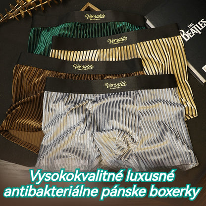 🔥💥【Kúpte 2 kusy, získajte 2 zadarmo】Vysokokvalitné luxusné antibakteriálne pánske boxerky