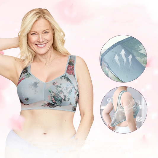 💎✨【Pachet de 3】Sutien push-up de înaltă calitate, sutien din mătase rece și confortabil 