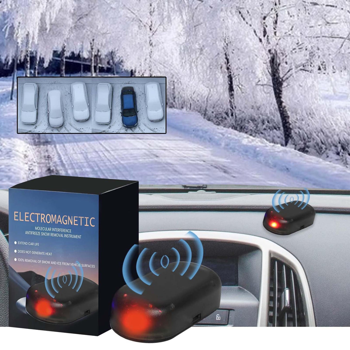 🔥Compra 1, llévate 1 gratis🔥Herramientas para quitar nieve del coche, herramientas especiales para descongelar y derretir la nieve de las ventanas