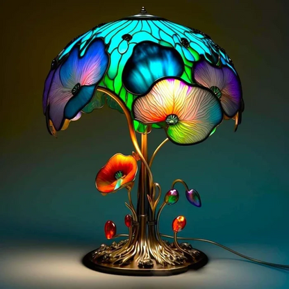 49% ZĽAVA 🔥 Farebná živicová stolová lampa 🍄 Séria rastlín v tvare huby