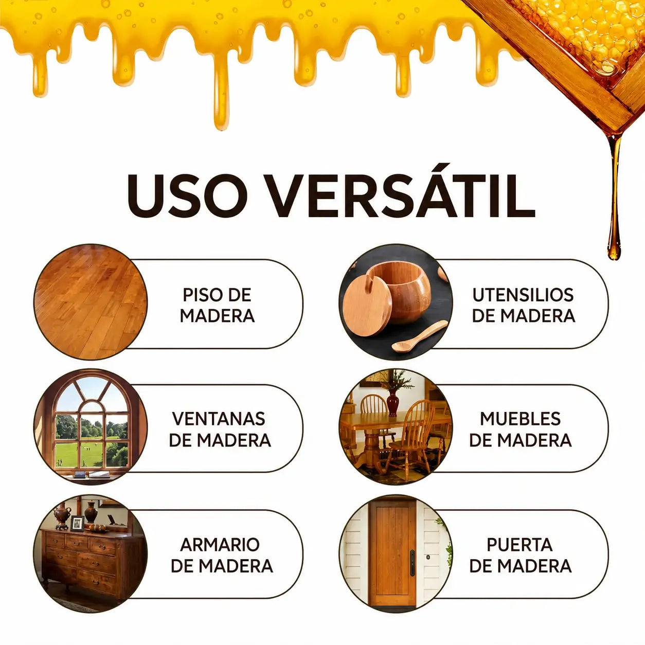 [Compra 1 y llévate 1 gratis] 🔥Spray de cera de abeja natural micromolecular para el cuidado de muebles, mantenimiento y pulido de suelos.