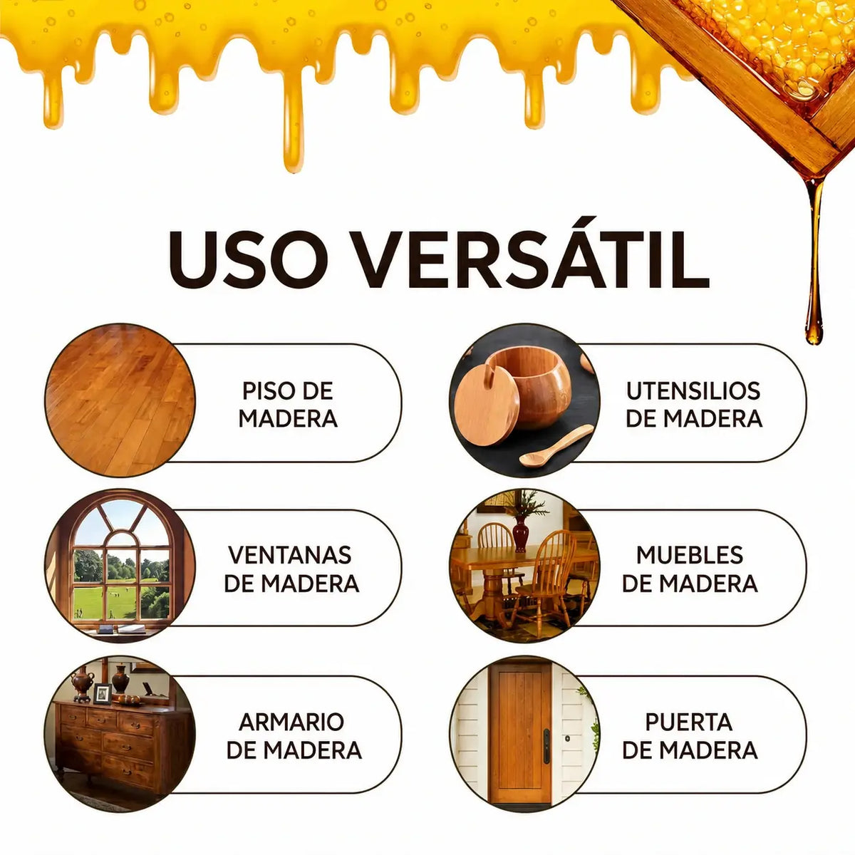 [Compra 1 y llévate 1 gratis] 🔥Spray de cera de abeja natural micromolecular para el cuidado de muebles, mantenimiento y pulido de suelos.