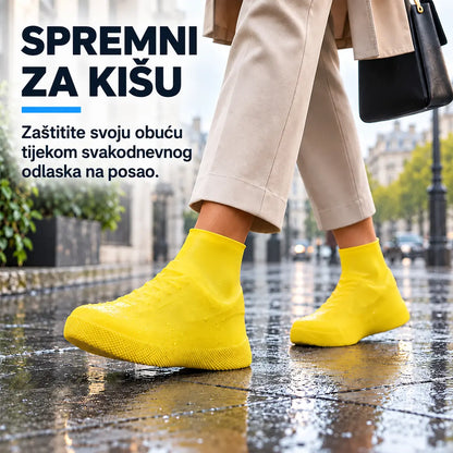 【2 para za 22 €】Spriječi da ti se tenisice smoče! Izdržljive vodootporne navlake za obuću: neklizajuće i sklopive – savršene za nošenje u torbi 🌧️