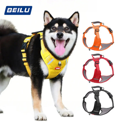 🐶【2.5–45 kg】Nova odsevna oprsnica za pse, proti pobegu, primerna za sprehode na prostem.