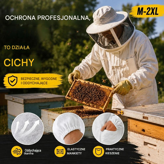 【M-2XL】🐝Kombinezon pszczółki wykonany z bawełnianej siateczki 3D