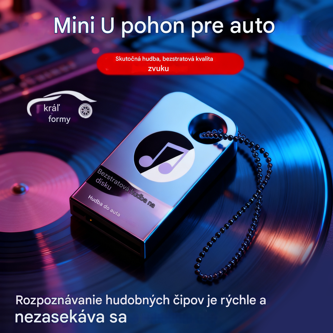 🚗🎵🎵[Music USB flash disk] obsahuje 8 000 skladieb, 600 MV a 6D zvukové efekty