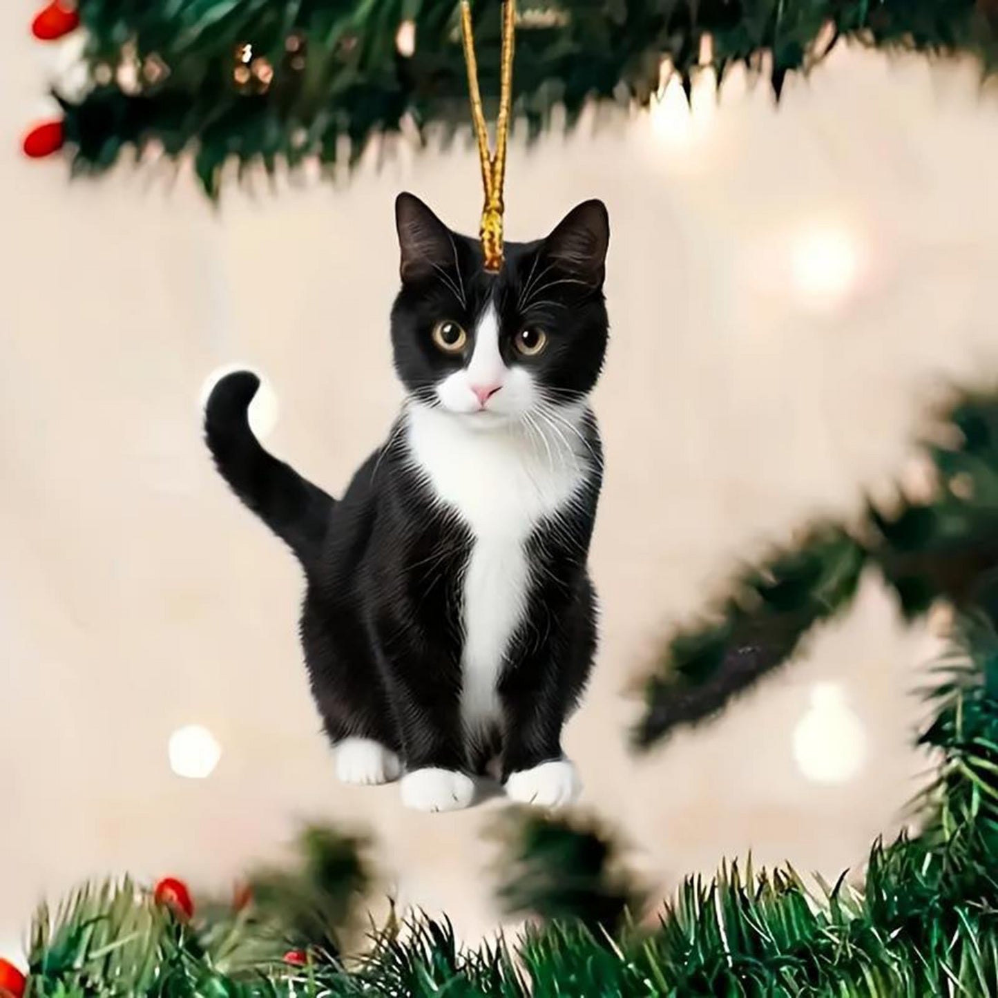 🐱[5 bucăți] Pandantiv acrilic nou și drăguț pentru pisicuță, decorațiune plată pentru oglinda retrovizoare auto, pentru interior auto