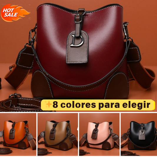 🔥👜【¡50% de descuento!】Bolso multifuncional de cuero genuino de alta calidad (2026) [3 tipos de correas incluidas]