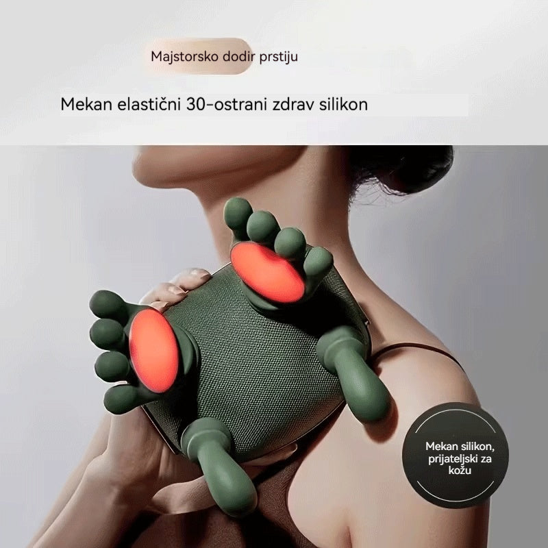 💆‍♀️Nova verzija prijenosnog masažera za vrat i ramena s punjivom baterijom i velikim kapacitetom.