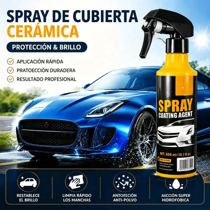 Spray de recubrimiento nanohidrofóbico para automóviles