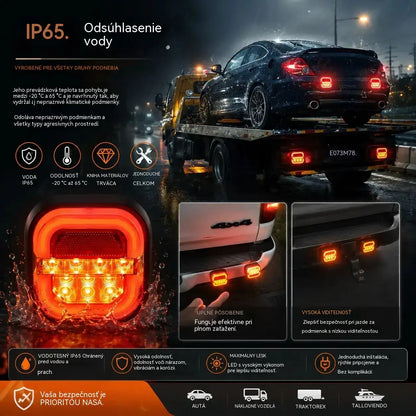 🚦【Univerzálne 12 V / 24 V】🚦 LED svetlo na príves