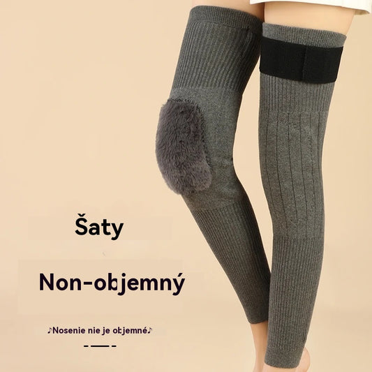 🦵🔥 Dlhé zimné termálne chrániče kolien – úľava od chladu a bolesti kĺbov, teplé a protišmykové