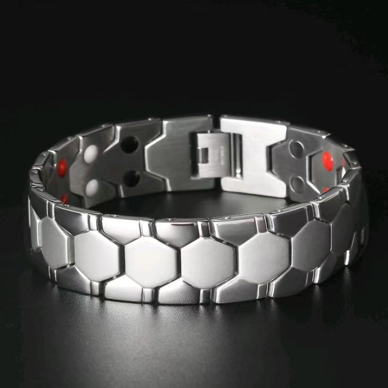 ✨✨ Pulsera magnética desmontable, minimalista y elegante, un accesorio imprescindible para los chicos duros.