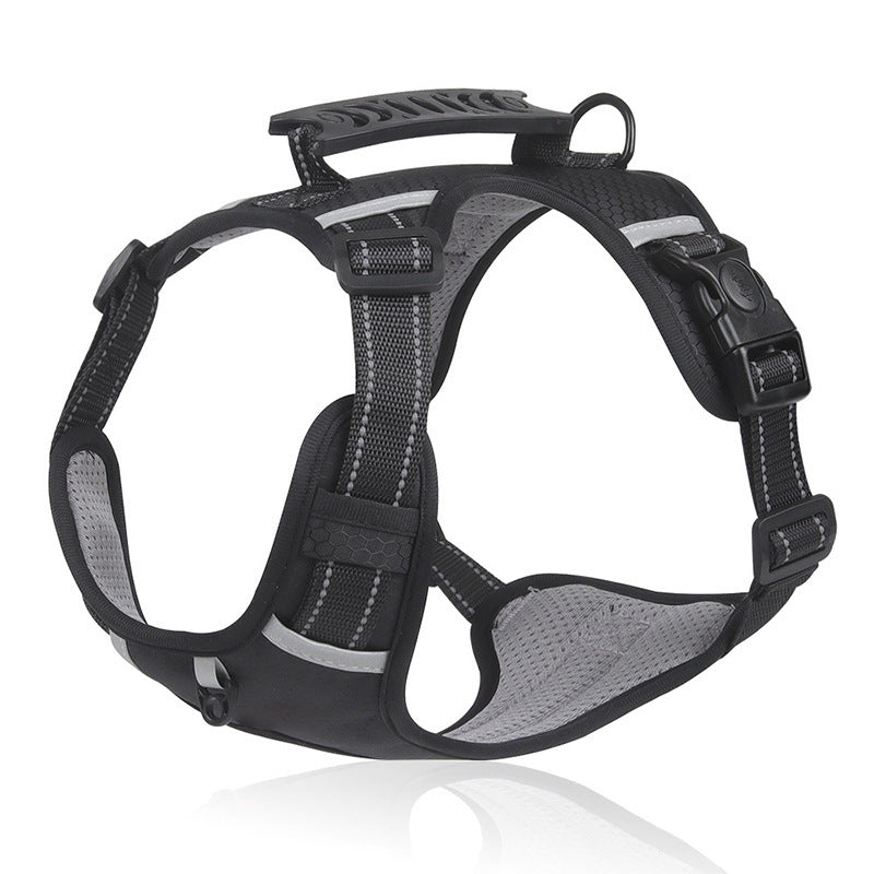 🐶【2.5–45 kg】Nova odsevna oprsnica za pse, proti pobegu, primerna za sprehode na prostem.
