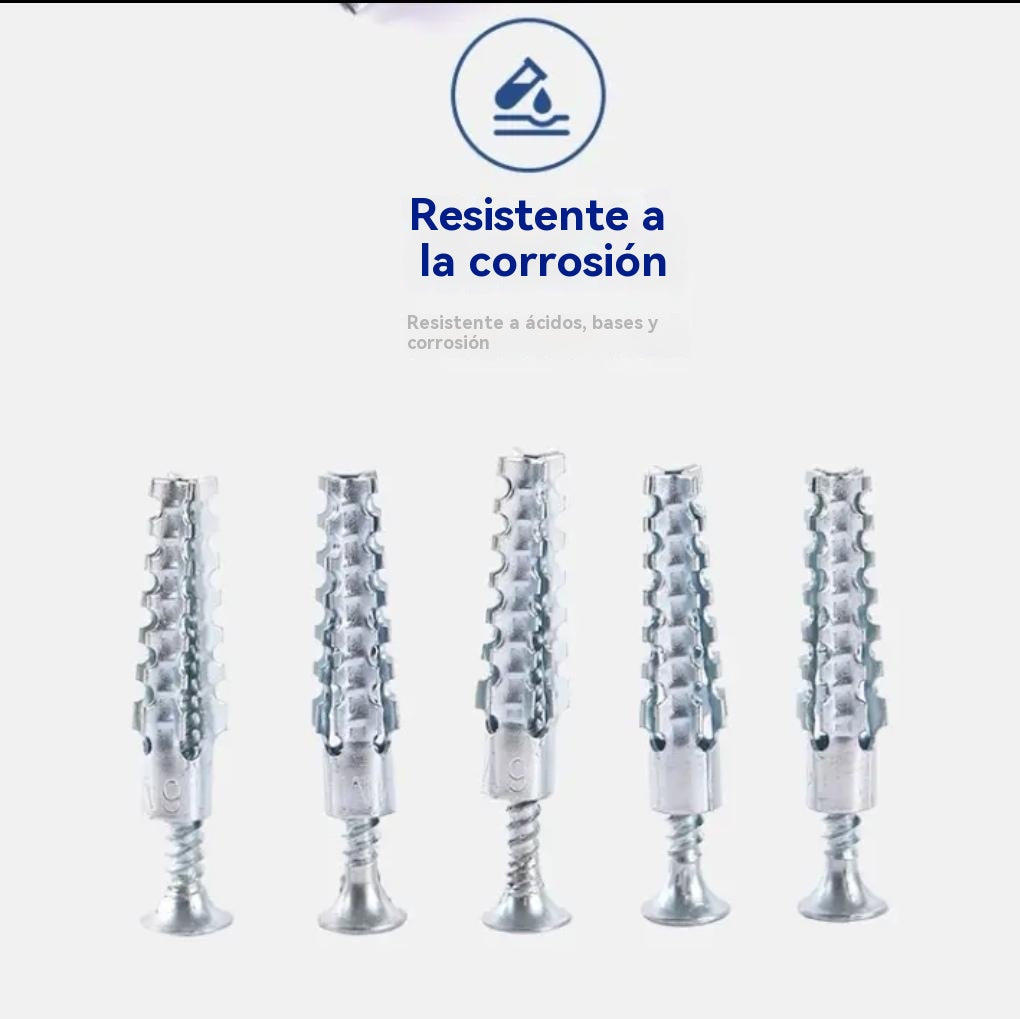 【100juegos】🔩 Anclaje metálico dentado súper resistente para fijaciones firmes en cualquier pared