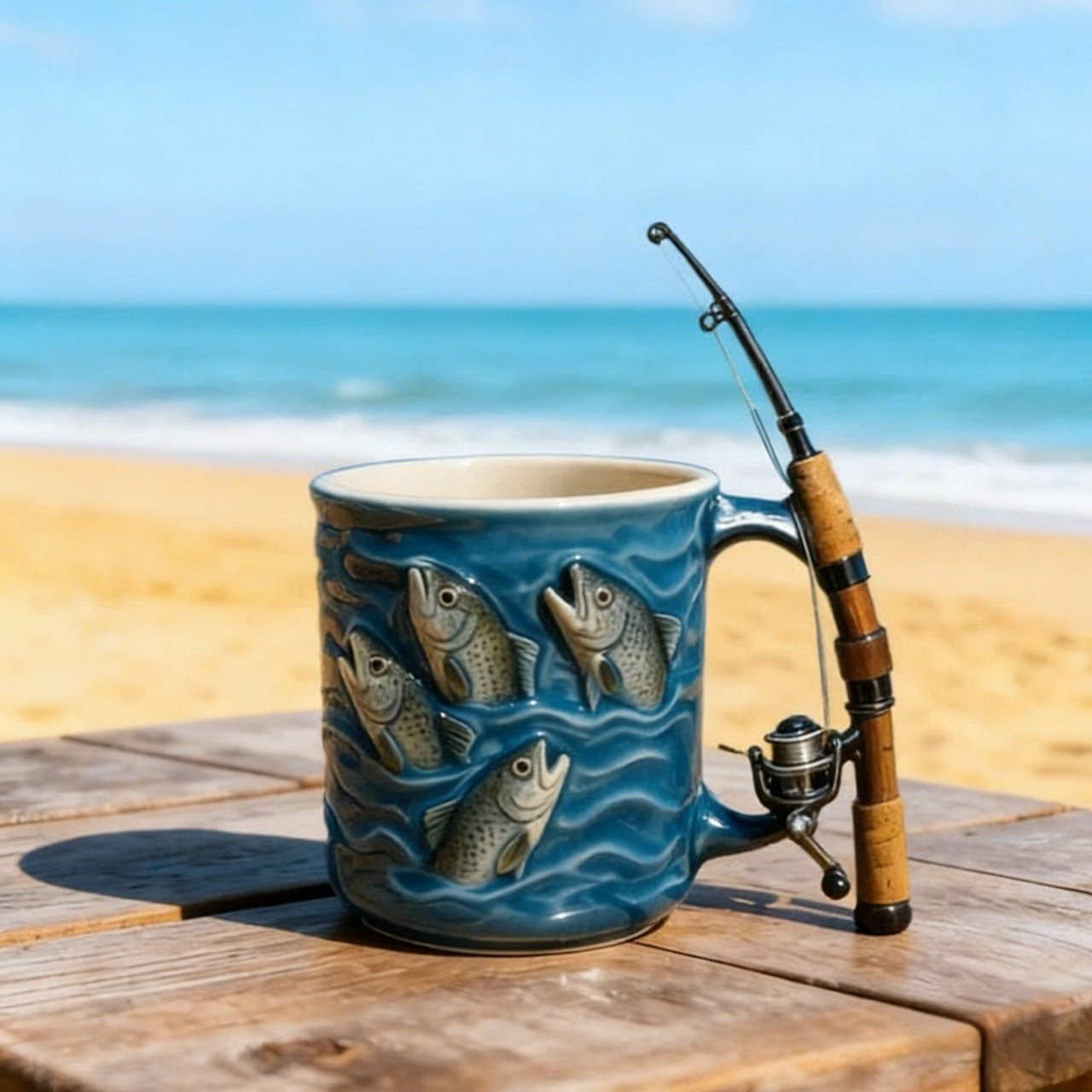 🎣☕Hrnček snov každého rybára – dokonalý darček pri vode aj doma