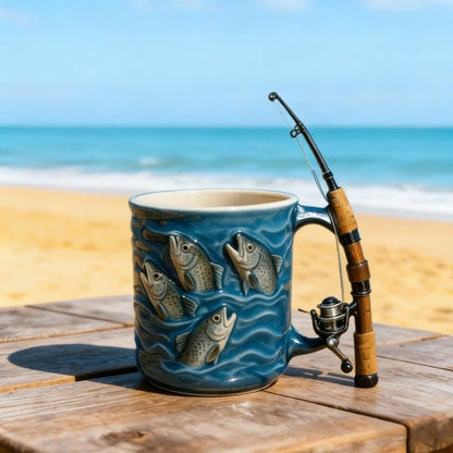 🎣☕Hrnček snov každého rybára – dokonalý darček pri vode aj doma