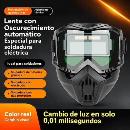 🔥⚡Máscara de soldadura con oscurecimiento automático para proteger los ojos