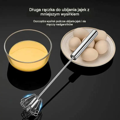 🎁Kup 1, otrzymaj 1 gratis🎁Półautomatyczne i ręczne trzepaczki do jajek ze stali nierdzewnej
