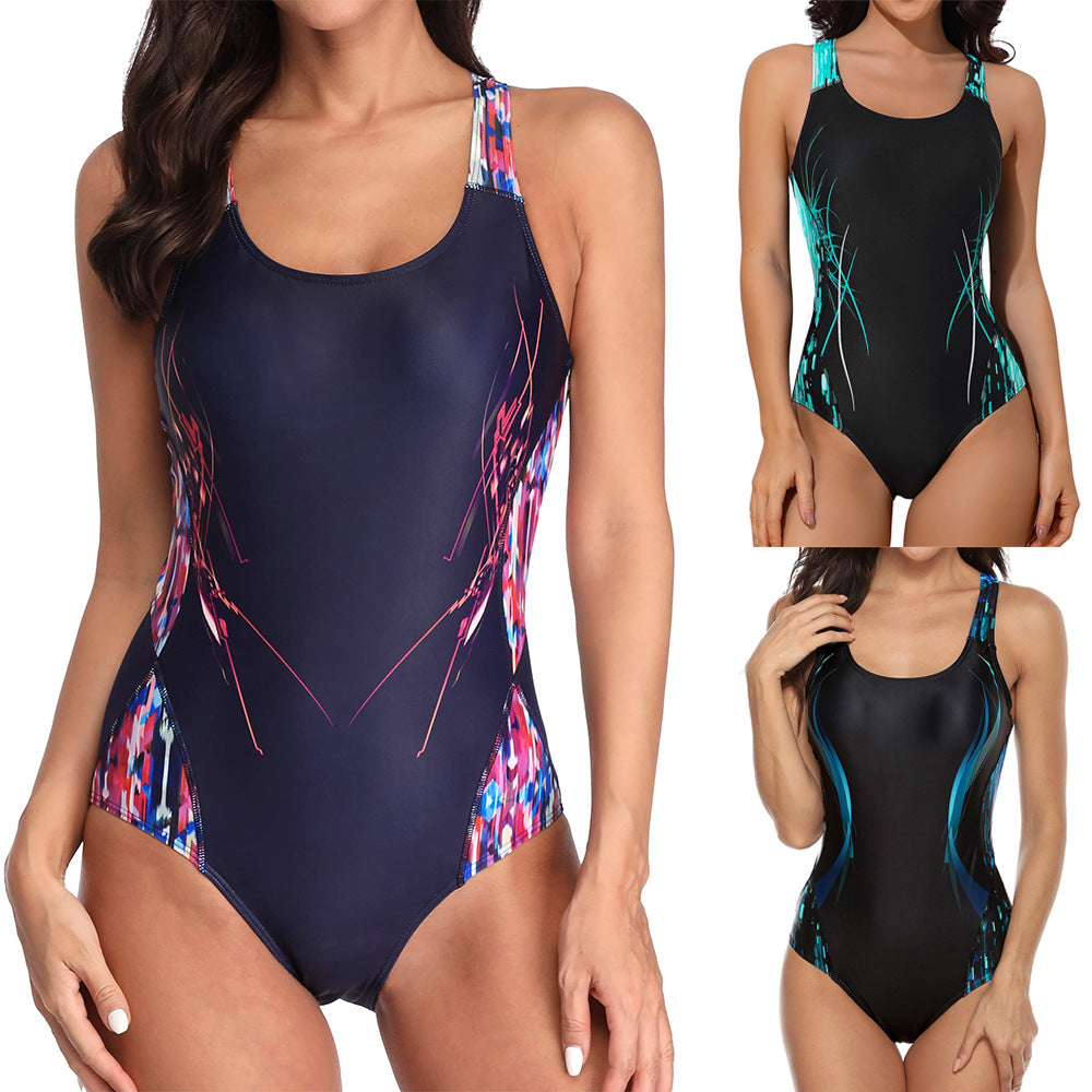🏖️【S-2XL(40-80kg)】😍Este elegante bañador de una pieza, confeccionado con tejido de secado rápido y sujetador acolchado, realza tu figura.