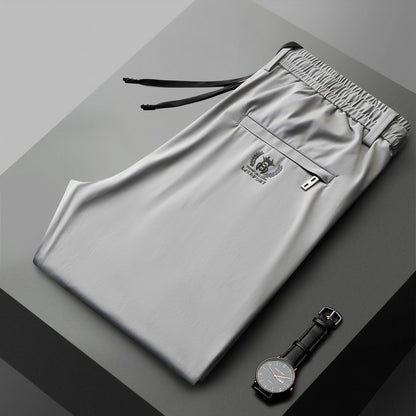 👖Výpredajný hit 【50% zľava】 [40-115 kg] Nové pánske elastické hodvábne nohavice na jar a leto 2026