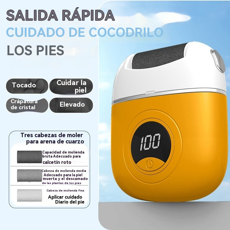 🦶🛁✨🔥¡50% de descuento!🔥Nuevos rodillos eléctricos para pies, elimina la piel muerta de los talones, rodillos eléctricos para pies, adecuados para el cuidado de los pies.