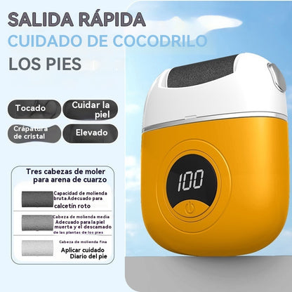 🦶🛁✨🔥¡50% de descuento!🔥Nuevos rodillos eléctricos para pies, elimina la piel muerta de los talones, rodillos eléctricos para pies, adecuados para el cuidado de los pies.