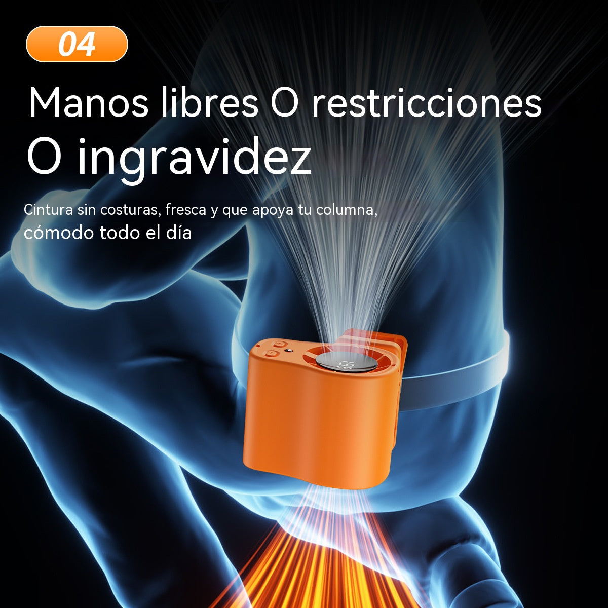 🔥Los productos más populares de 2026🔥Mini ventilador de alta velocidad con clip para la cintura, control de velocidad continuo multifuncional, ventilador de escritorio con clip.