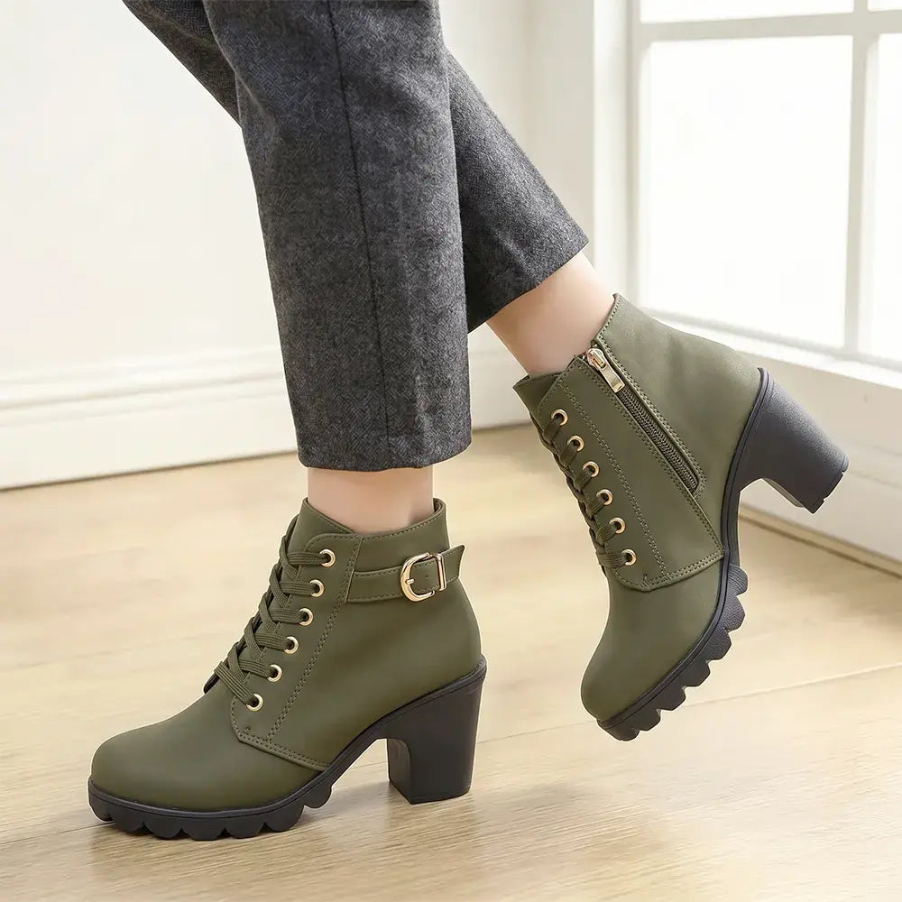 👢【35-42】Un imprescindible para otoño-invierno: elegantes botas de tacón para mujer; ¡la combinación perfecta de moda y comodidad para lucirlas sin esfuerzo durante todo el día!