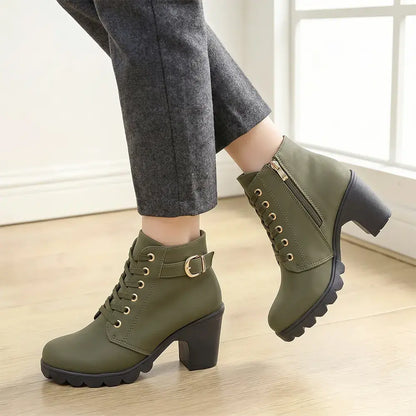 👢【35-42】Un imprescindible para otoño-invierno: elegantes botas de tacón para mujer; ¡la combinación perfecta de moda y comodidad para lucirlas sin esfuerzo durante todo el día!