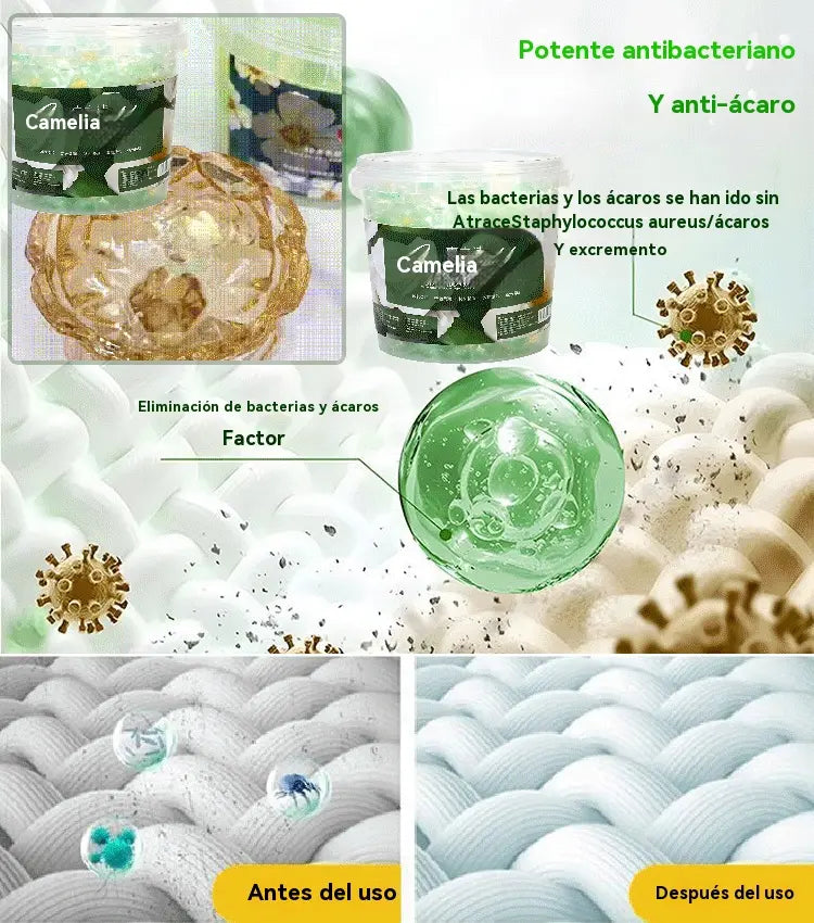 💦【Paquete de 100 cápsulas✨】Cápsulas de detergente para ropa Camellia 5 en 1 con fragancia de larga duración, ¡incluso más fragante que el perfume!