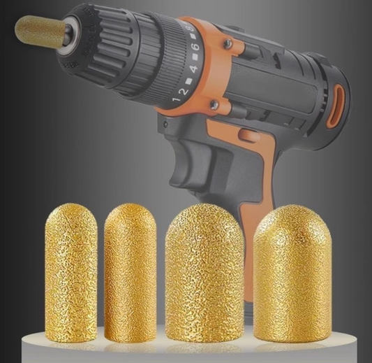 💥Специална оферта (4 бр.)💥Абразивна вакуумно заварена кръгла полираща глава