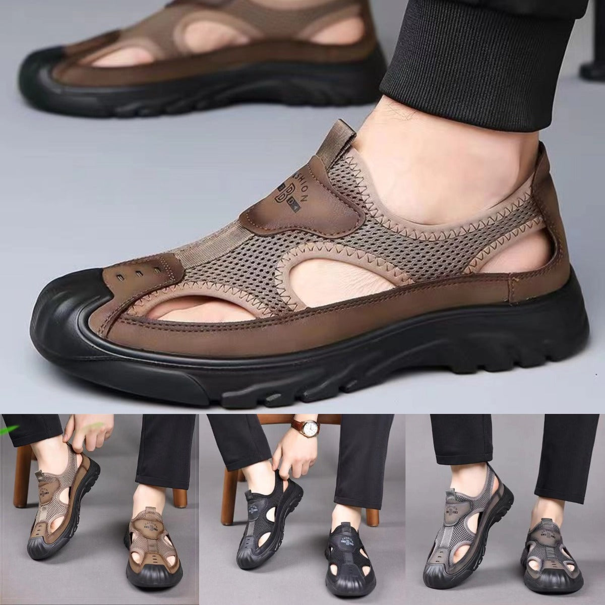 👟Rebajas de Verano 🏆【Tallas 38-46】Nuevas sandalias de hombre para el verano 2026 Ligeras, deportivas y casuales Antideslizantes, ideales para la playa