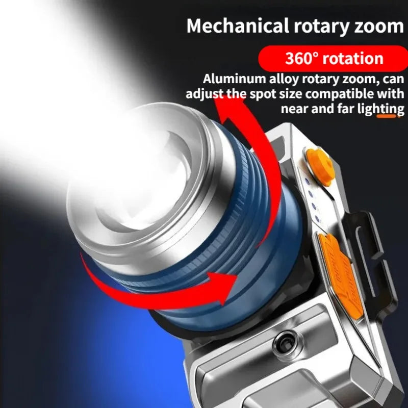 💡🌟【2025 Nueva versión mejorada】🔥🔥 Luz de pesca nocturna para exteriores con sensor inteligente y repelente de mosquitos por infrarrojos de larga duración