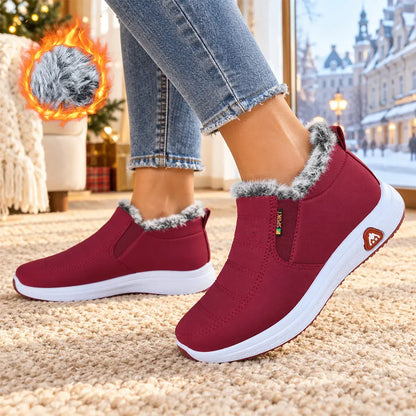 【Tallas 35–41】Botas de invierno para mujer, cálidas, impermeables y con aislamiento térmico.