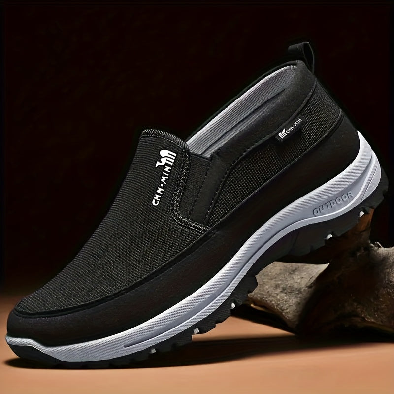 👟Лятна разпродажба 🏆【размери 39-45】Мъжки удобни мокасини против хлъзгане | Дишащи плетени обувки тип