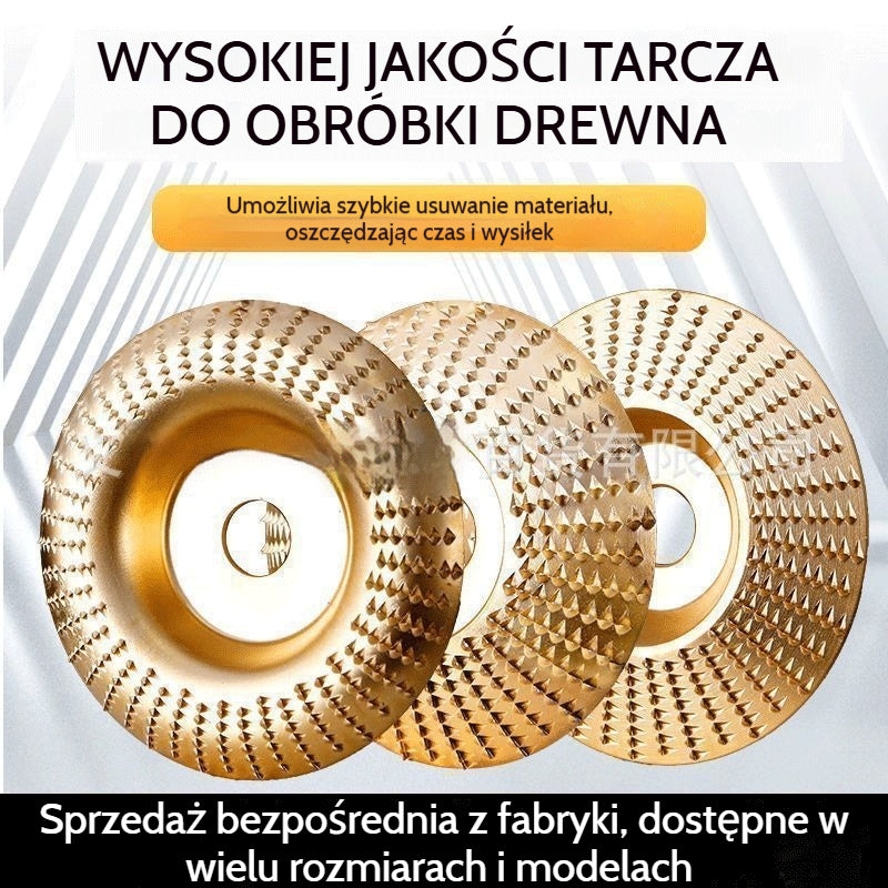 ⚙️🧰【3 sztuki】 Wielofunkcyjna tarcza szlifierska do kształtowania drewna do szlifierki kątowej