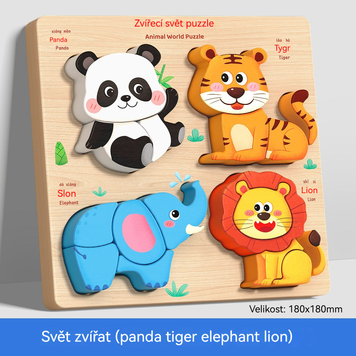 👧🏻🧩【-40% ZĽAVA - KÚP JEDNO, DOSTANEŠ DRUHÉ ZDARMO】Montessori 3D puzzle (pre deti 1–6 rokov)
