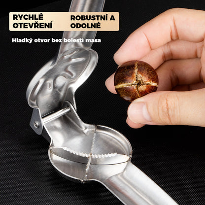 🌰Kuchyňský kráječ na kaštany, snadno se otevírá jedním stisknutím, bez poranění rukou