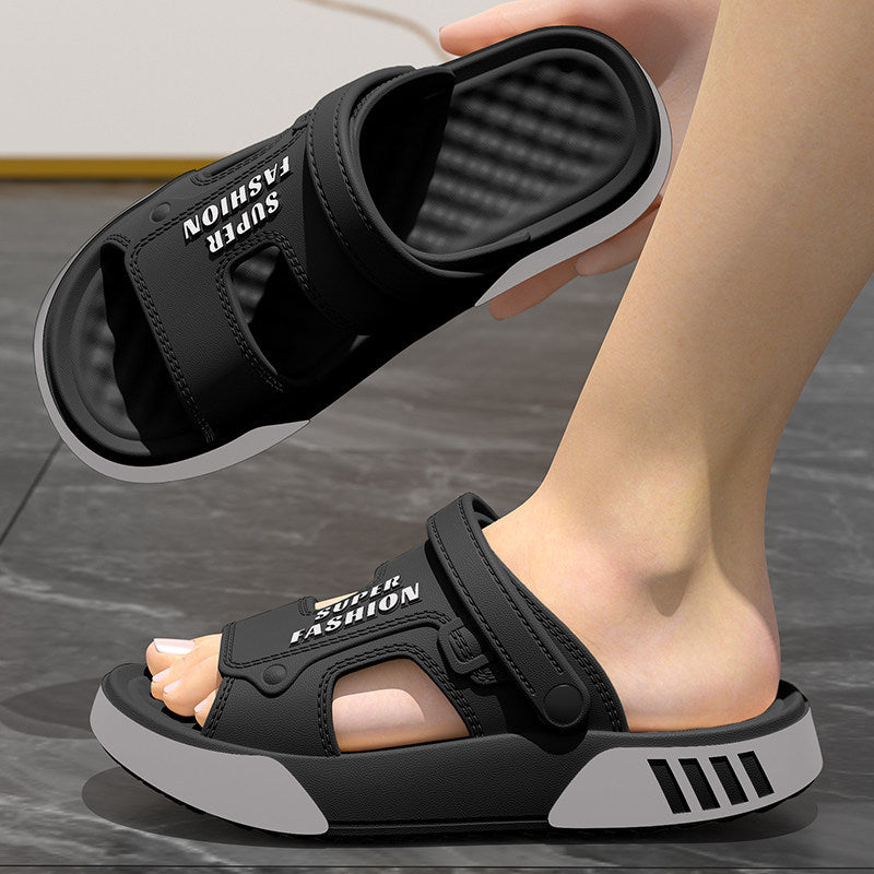 【50% off】Nuevas chanclas y sandalias para hombre 2026, casuales para exterior, suela blanda, resistentes al desgaste, antideslizantes, tallas grandes, ideales para conducir