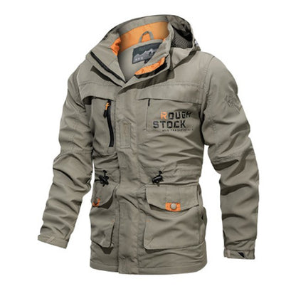 🌟 【M-5XL】Chaqueta de outdoor para hombre 2025, estilo casual y de media longitud