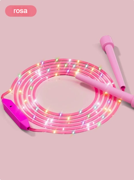 🏃【Compra 1, llévate 1 gratis】🌈 Cuerda para saltar con luz LED para niños
