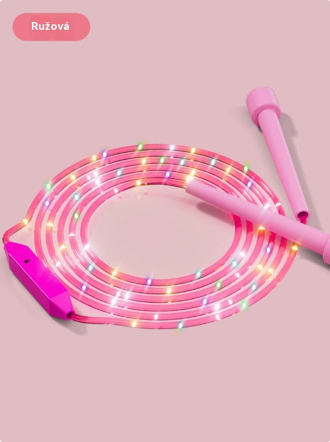 🏃🌈 LED svietiace švihadlo pre deti