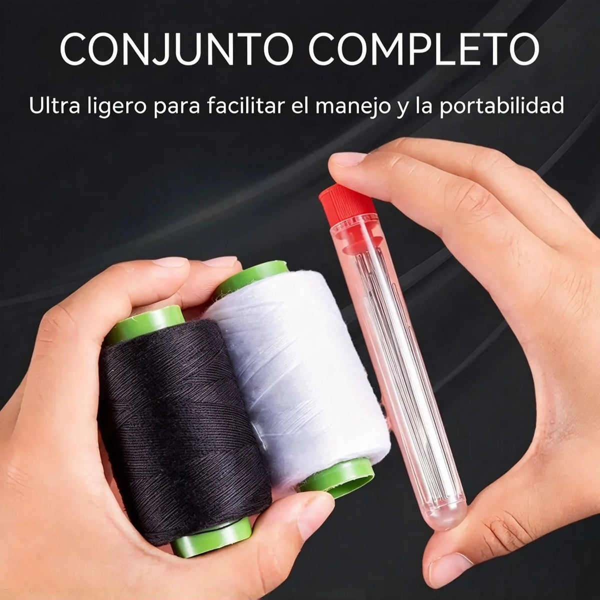 🧵 Kit de Costura de 37 Piezas – ¡Todo lo Necesario para Reparar y Crear!
